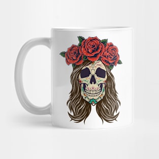 Skull and roses Mug